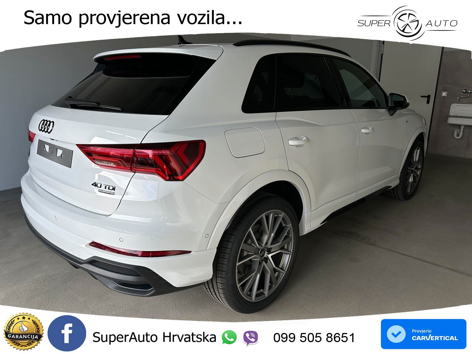 Audi Q3 40 TDI (200 KS) quattro S tronic S line MATRIX+GR SJED+KAM