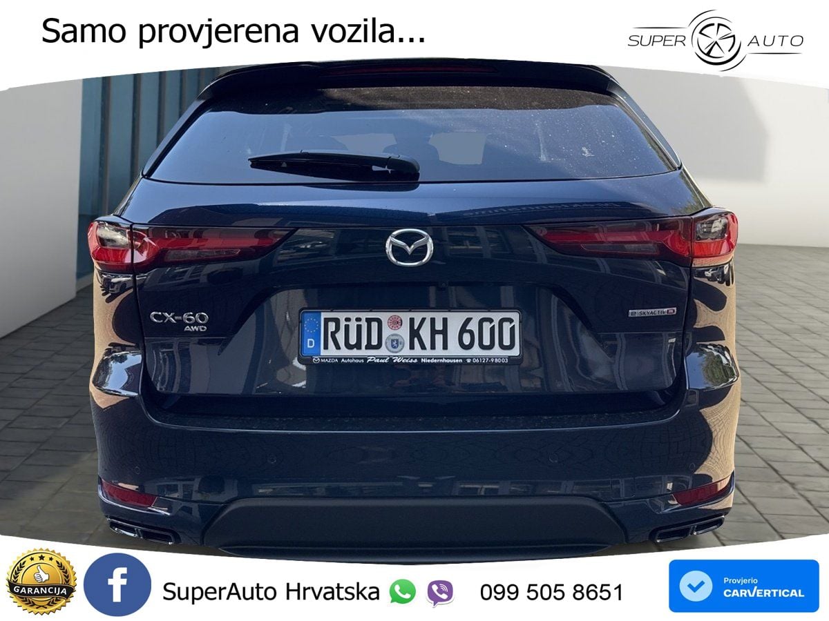 Mazda CX-60 3.3 e-Skyactiv D (254 KS) AWD Automatic MATRIX+GR SJED+KAM