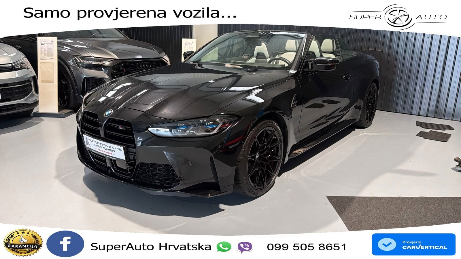 BMW M4 Convertible Competition 3.0 (510 KS) xDrive Steptronic LED+GR SJED+ACC