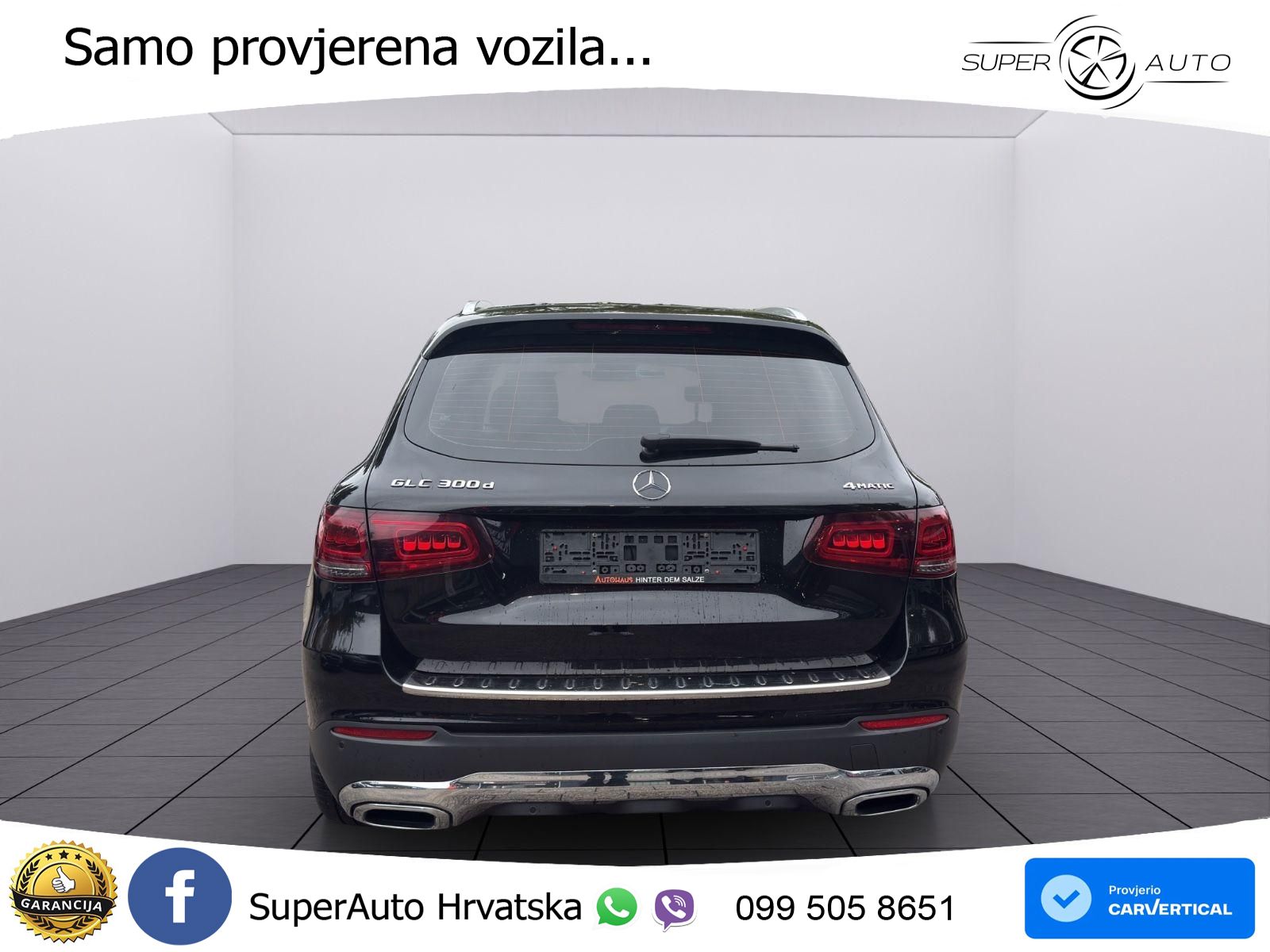 Mercedes GLC 300d (245 KS) 4MATIC G-TRONIC LED+GR SJED+ACC