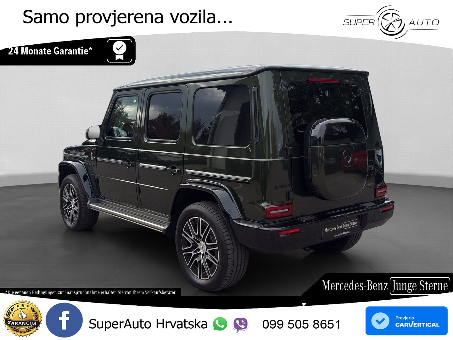 Mercedes G 580 EQ Long 116 kWh (587 KS) 4MATIC Manufaktur LED+ACC