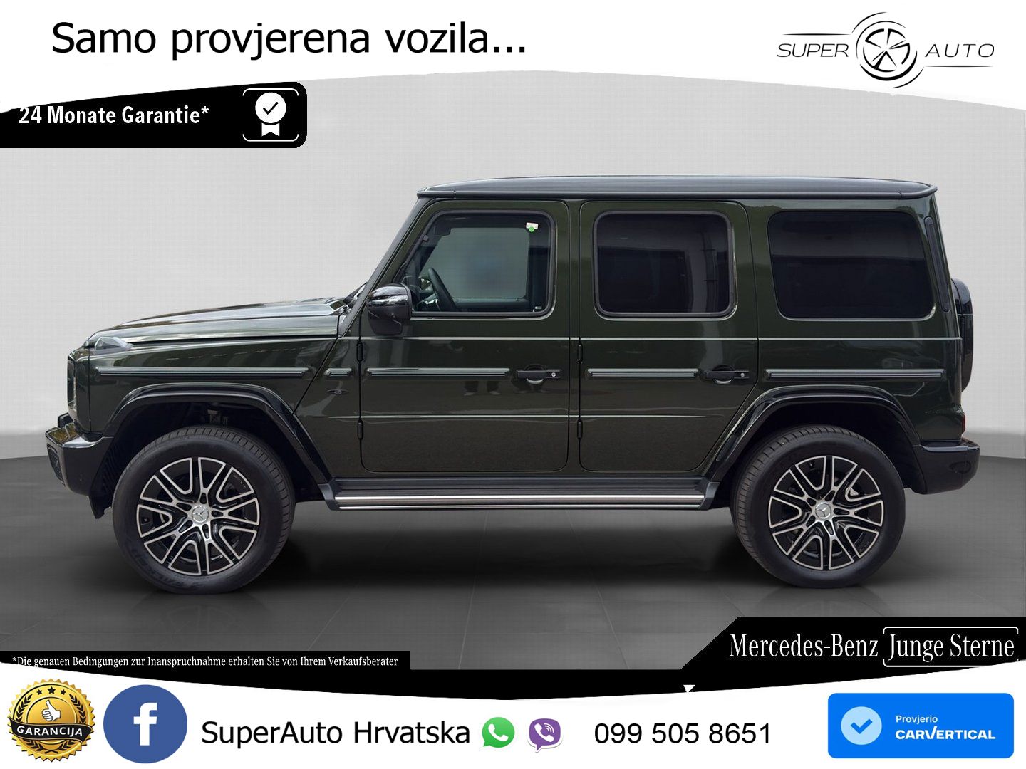 Mercedes G 580 EQ Long 116 kWh (587 KS) 4MATIC Manufaktur LED+ACC