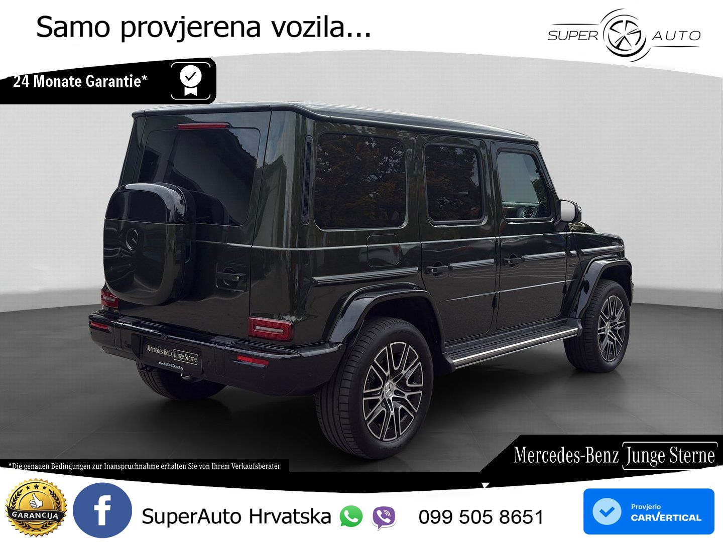 Mercedes G 580 EQ Long 116 kWh (587 KS) 4MATIC Manufaktur LED+ACC