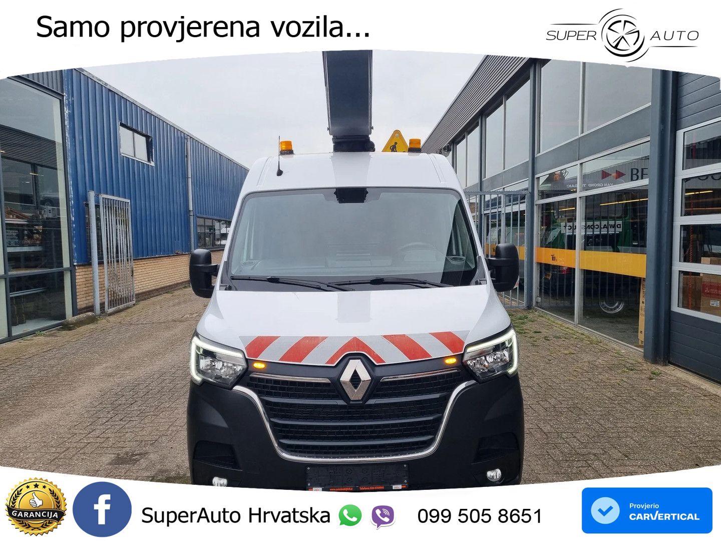 Renault Master 2.3 DCI Hoogwerker KLUBB KL26 12 m Euro 6 145 KS