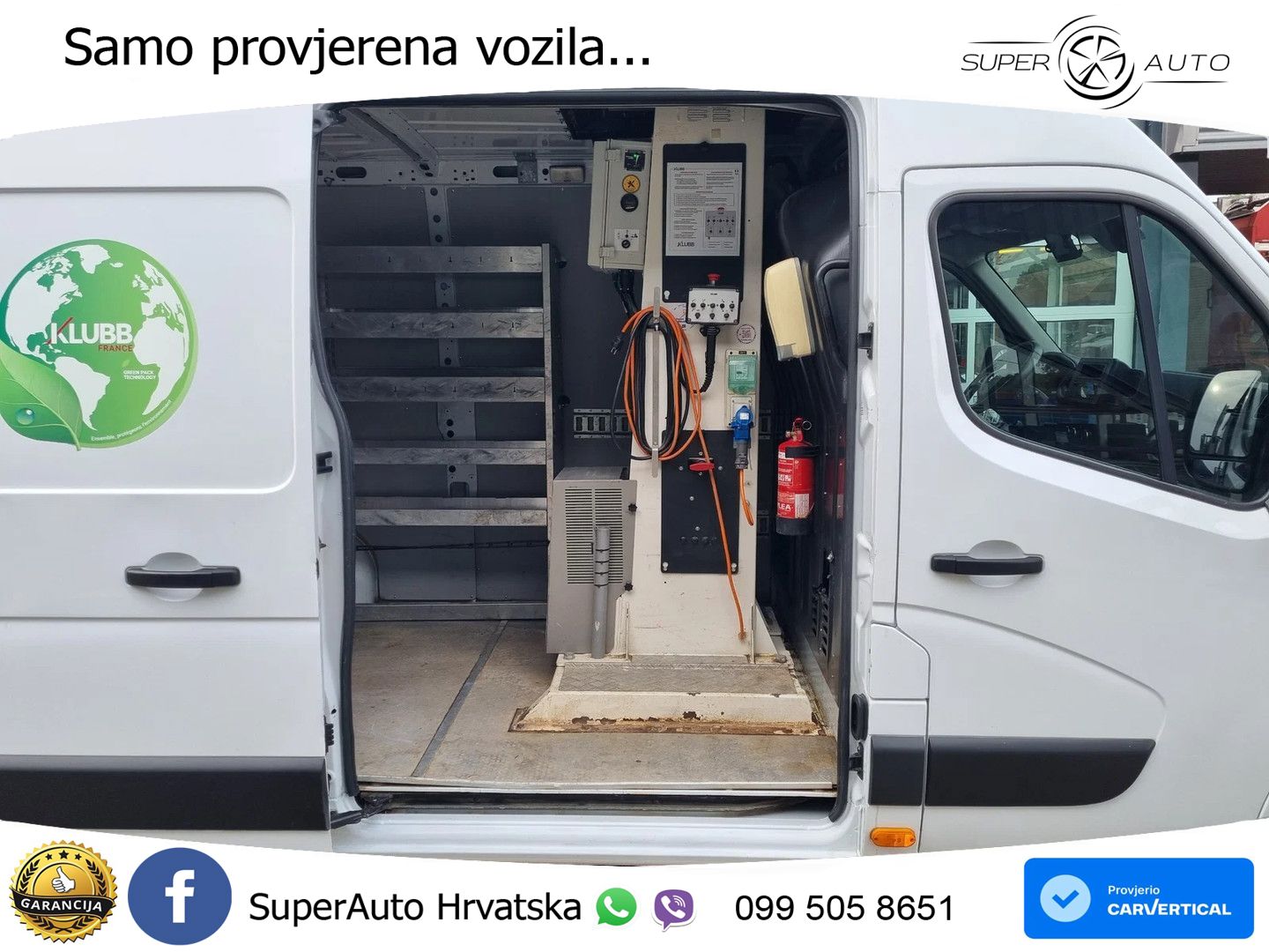 Renault Master 2.3 DCI Hoogwerker KLUBB KL26 12 m Euro 6 145 KS