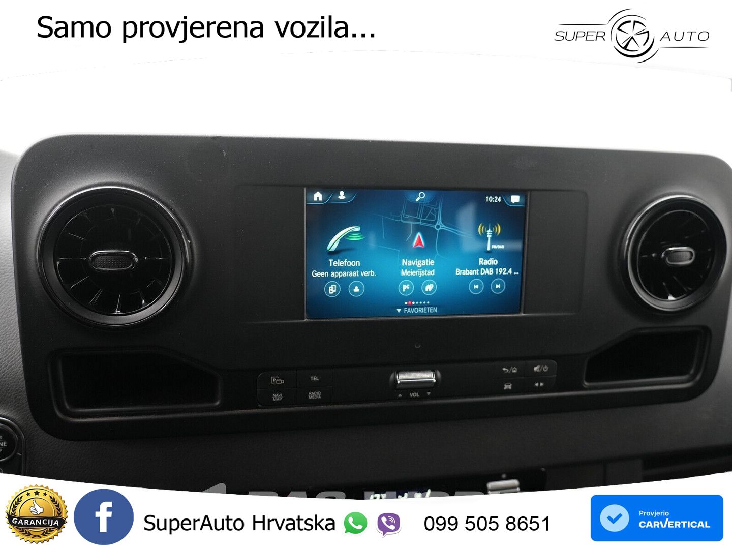 Mercedes-Benz Sprinter 319 CDI Automaat Dubbele Cabine L3H2 3, 190 KS