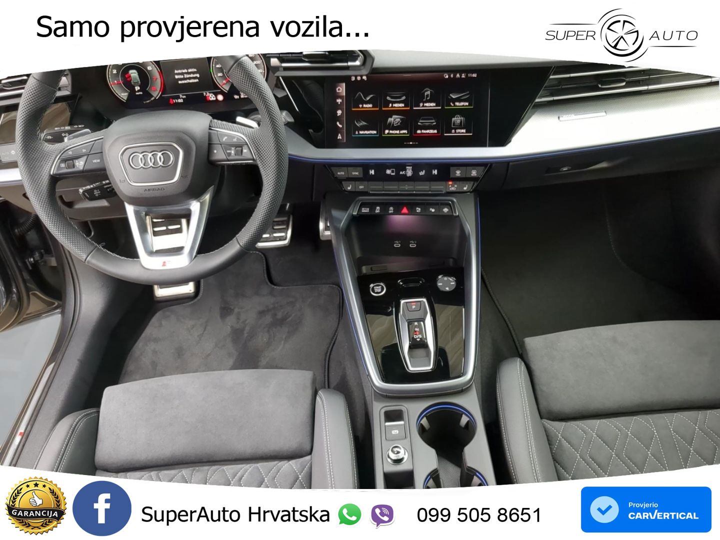Audi A3 35 TFSI (150 KS) S tronic S line LED+GR SJED+ACC
