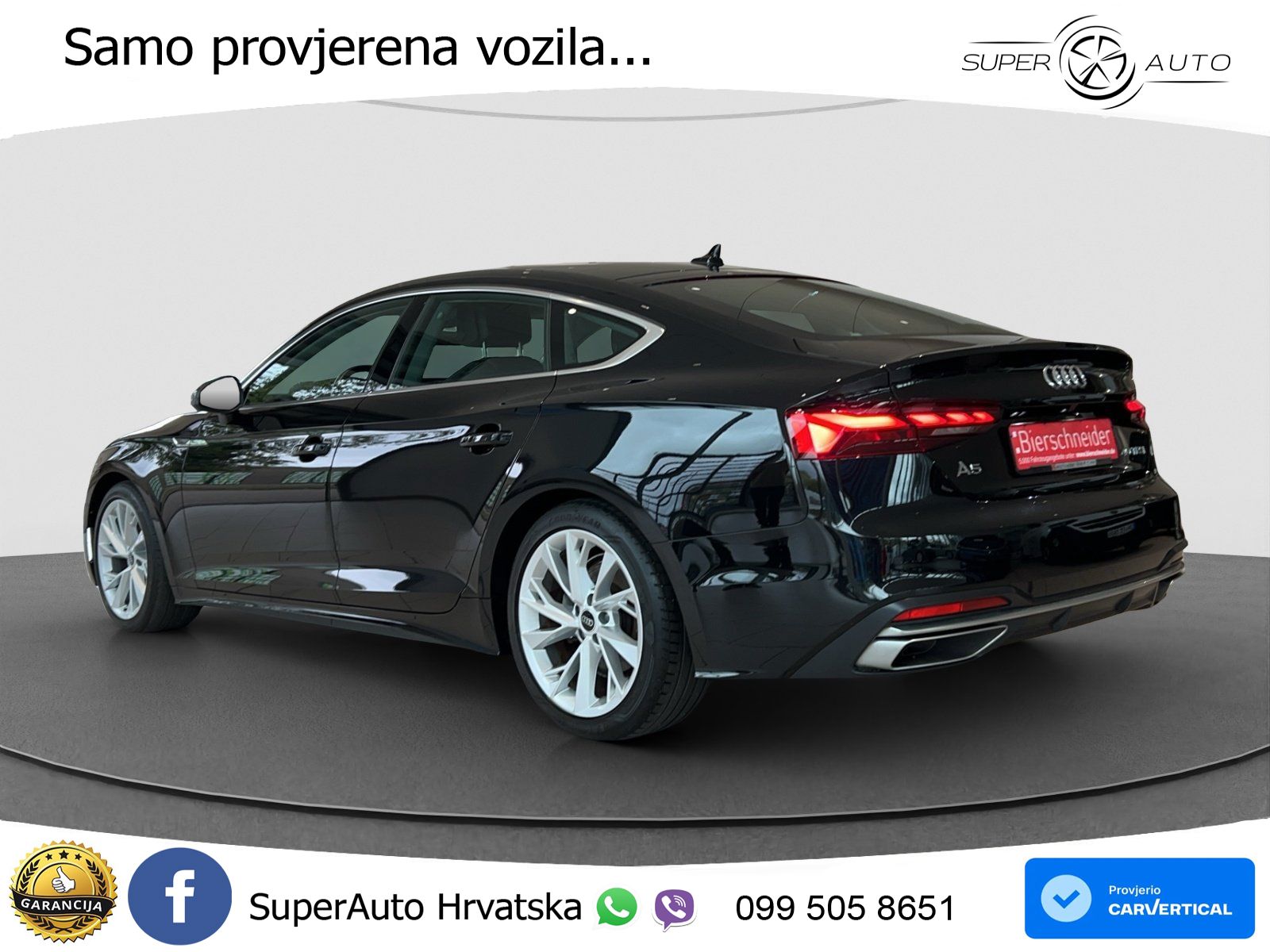 Audi A5 Sportback  40 TFSI (204 KS) S tronic advanced MATRIX+GR SJED+KAM
