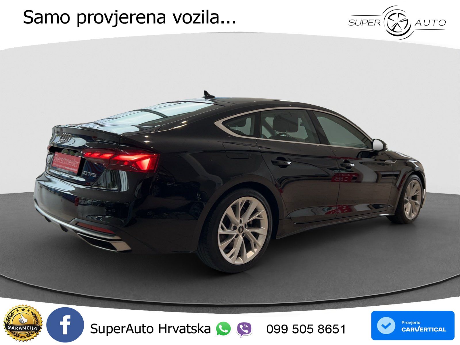 Audi A5 Sportback  40 TFSI (204 KS) S tronic advanced MATRIX+GR SJED+KAM