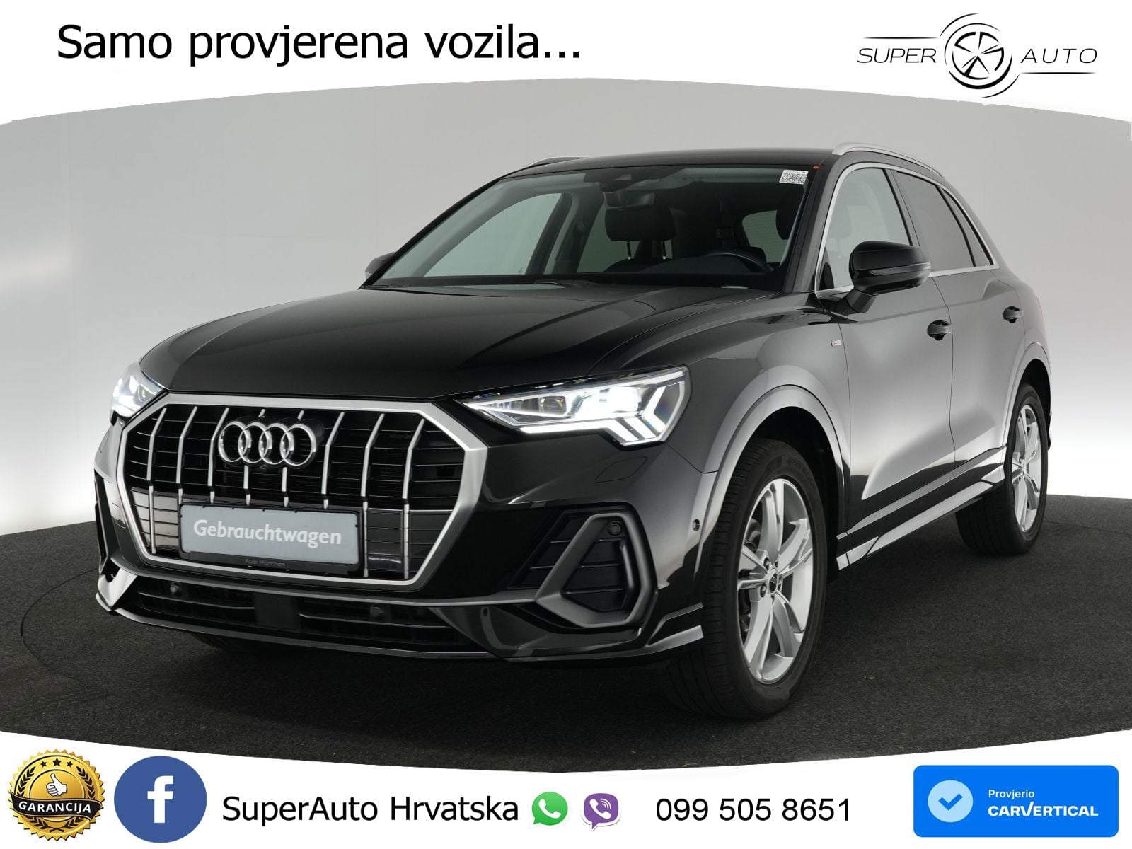 Audi Q3 35 TDI (150 KS) S tronic S line LED+GR SJED+ACC