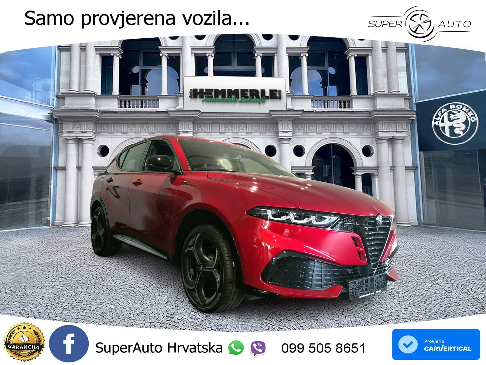 Alfa Romeo Tonale 1.5 VGT (160 KS) 48V-Hybrid TCT LED+GR SJED+ACC