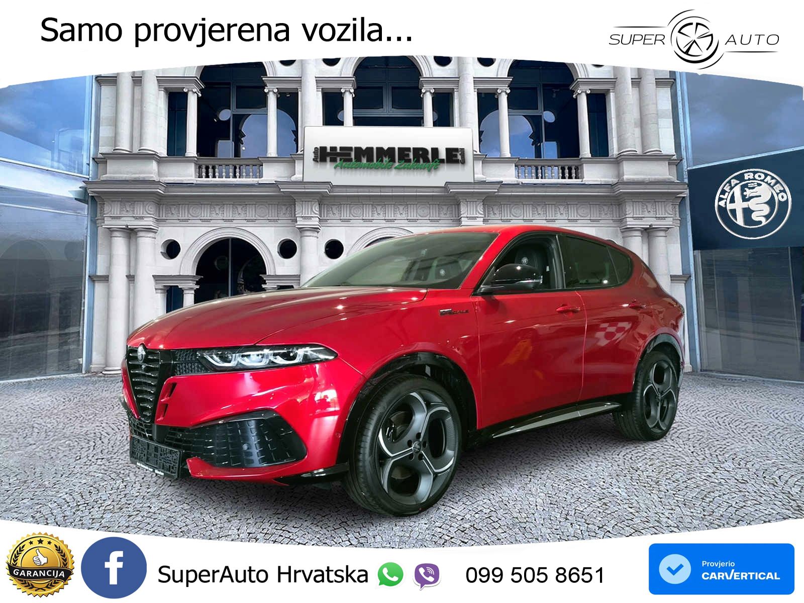Alfa Romeo Tonale 1.5 VGT (160 KS) 48V-Hybrid TCT LED+GR SJED+ACC