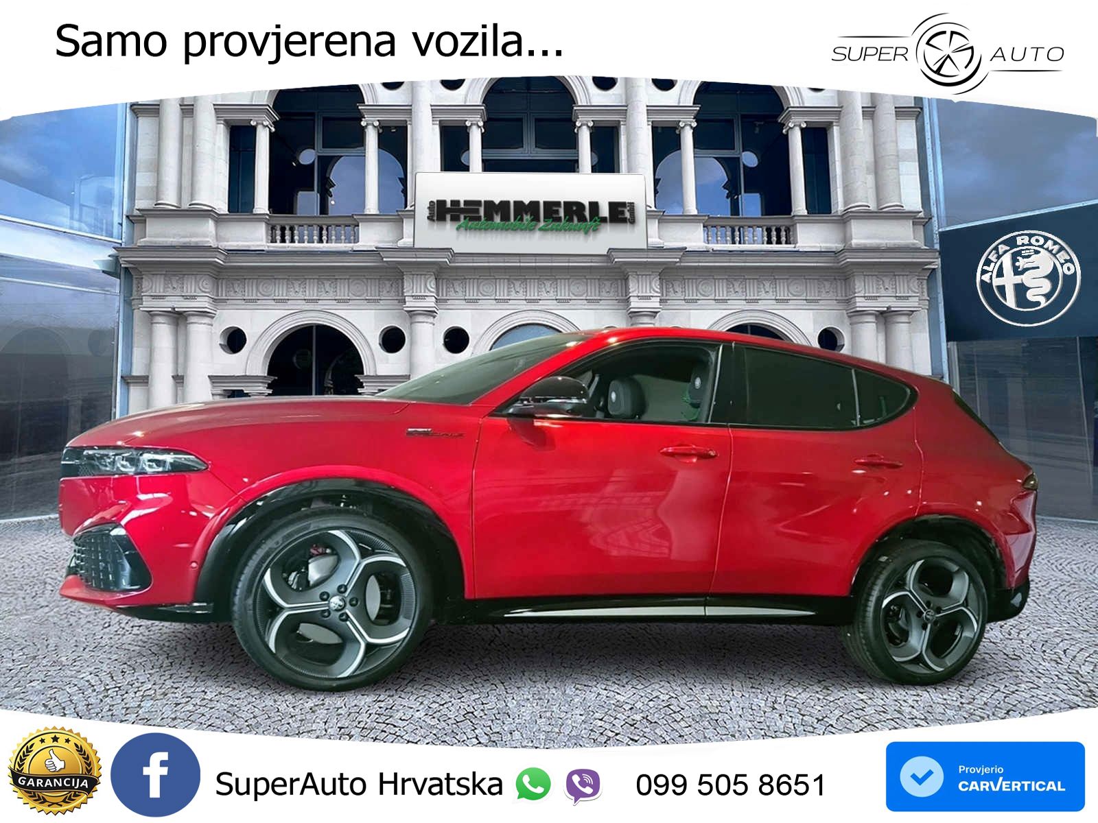 Alfa Romeo Tonale 1.5 VGT (160 KS) 48V-Hybrid TCT LED+GR SJED+ACC