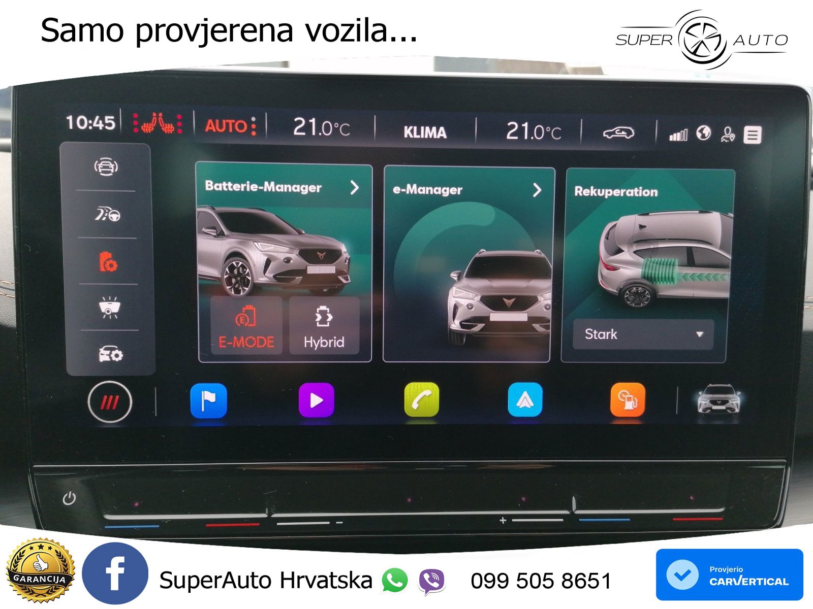 Cupra Formentor 1.4 TSI (245 KS) e-Hybrid DSG VZ LED+GR SJED+ACC