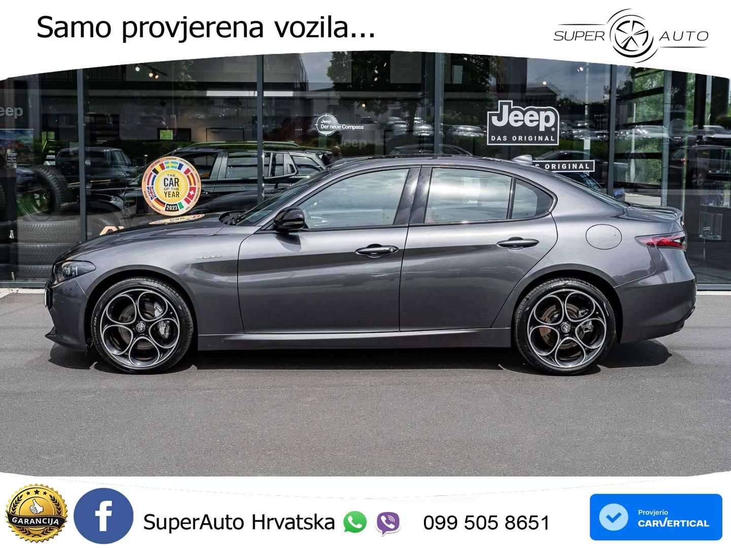 Alfa Romeo Giulia 2.0 Turbo (280 KS) AWD Automatic LED+GR SJED+ACC