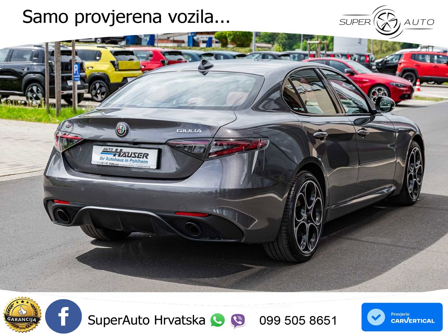 Alfa Romeo Giulia 2.0 Turbo (280 KS) AWD Automatic LED+GR SJED+ACC