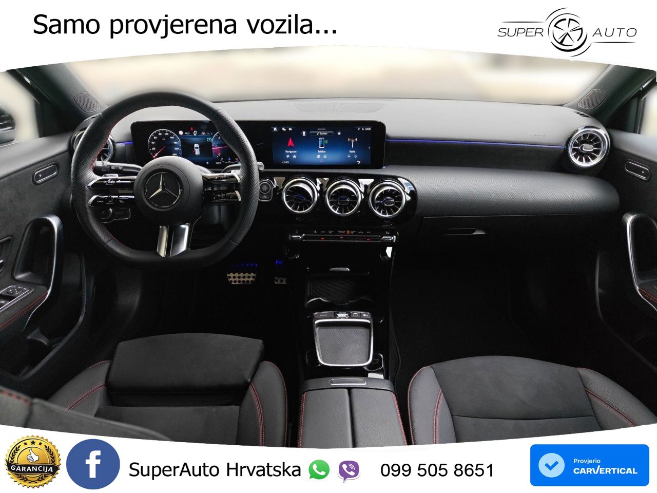 Mercedes-Benz A 220d 8G-DCT AMG LED+GR SJED+ACC