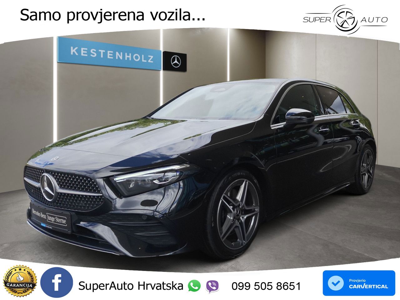 Mercedes-Benz A 220d 8G-DCT AMG LED+GR SJED+ACC