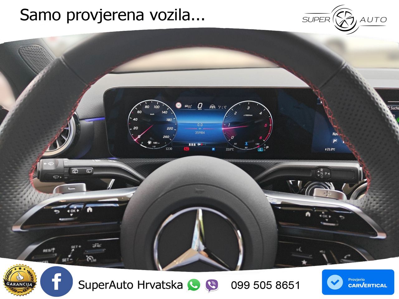 Mercedes-Benz A 220d 8G-DCT AMG LED+GR SJED+ACC