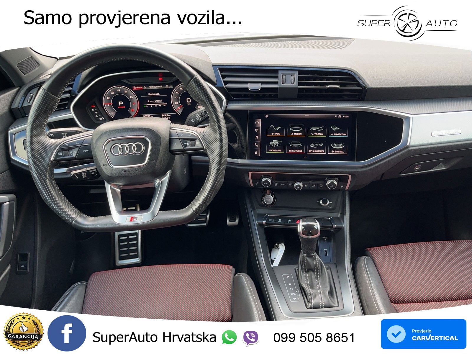 Audi Q3 40 TFSI (190 KS) quattro S tronic S line LED+GR SJED+ACC
