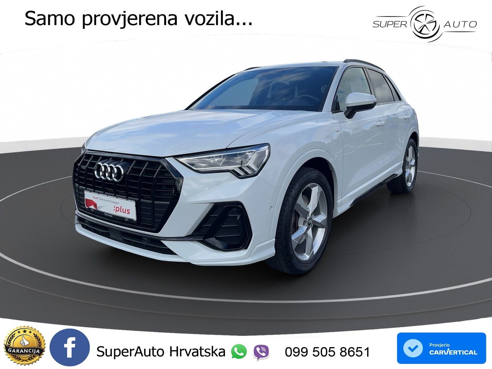 Audi Q3 40 TFSI (190 KS) quattro S tronic S line LED+GR SJED+ACC