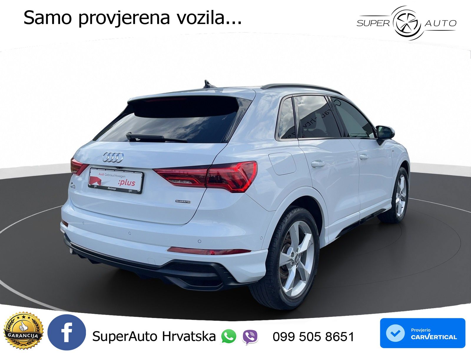 Audi Q3 40 TFSI (190 KS) quattro S tronic S line LED+GR SJED+ACC