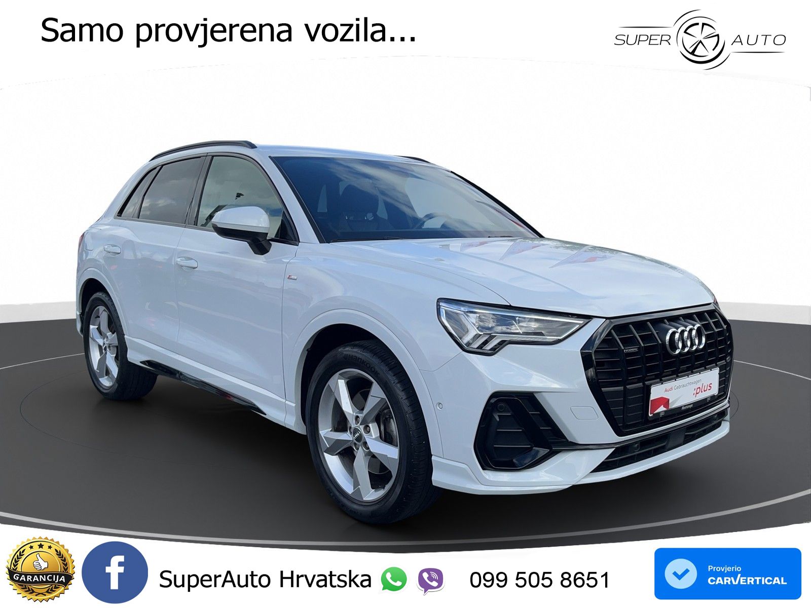 Audi Q3 40 TFSI (190 KS) quattro S tronic S line LED+GR SJED+ACC