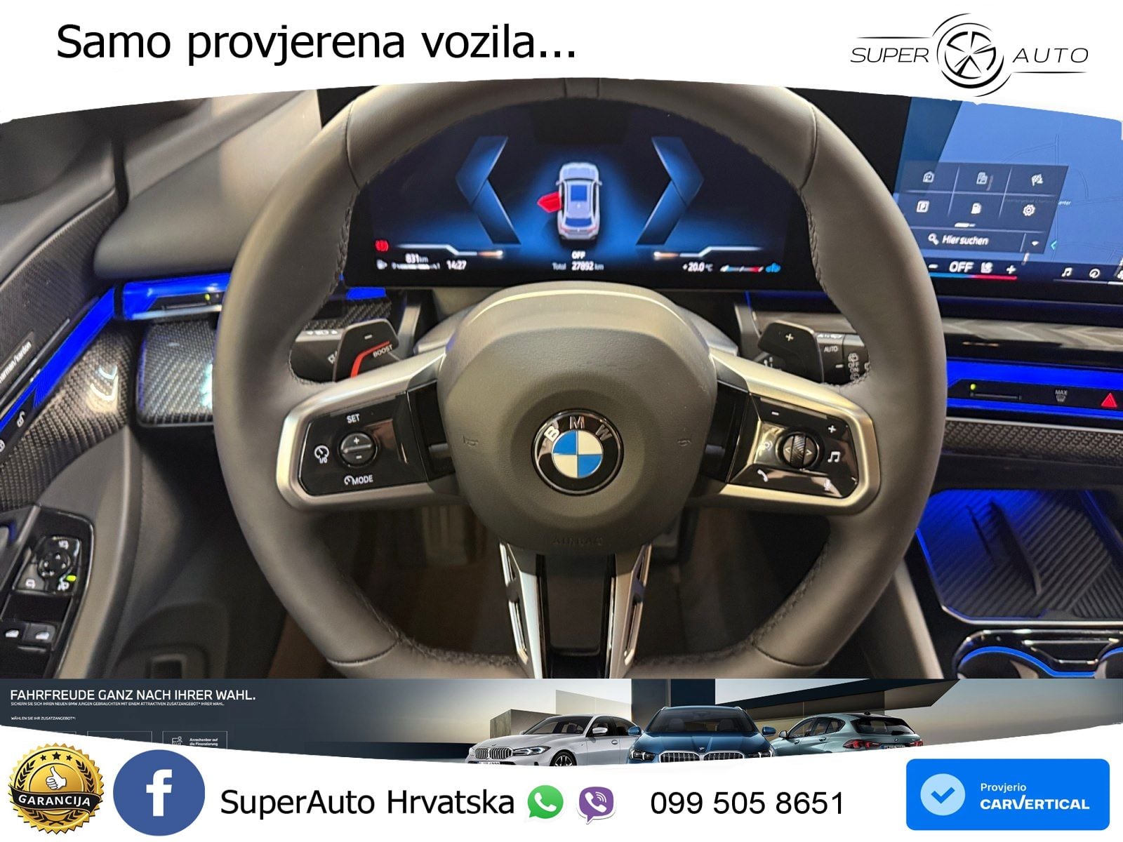 BMW 520d Touring (197 KS) Steptronic M Sport LED+GR SJED+ACC
