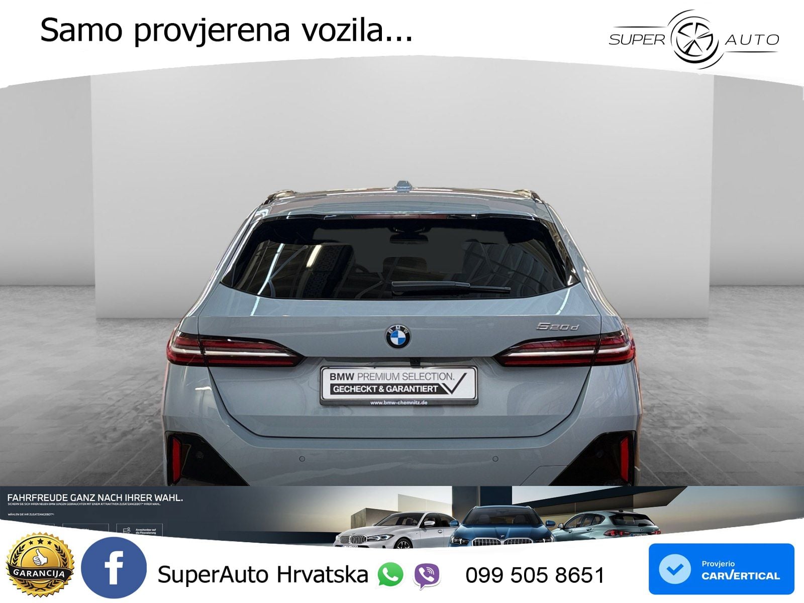 BMW 520d Touring (197 KS) Steptronic M Sport LED+GR SJED+ACC