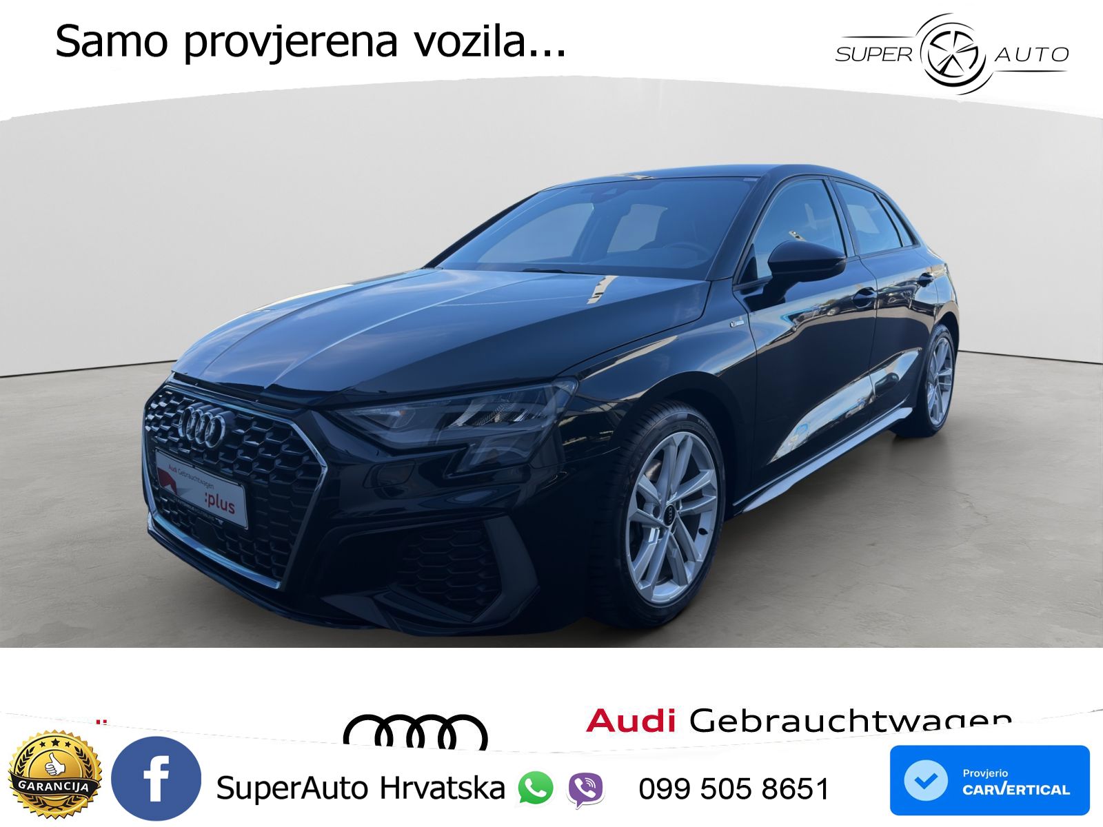 Audi A3 35 TFSI (150 KS) S tronic LED+GR SJED+ACC