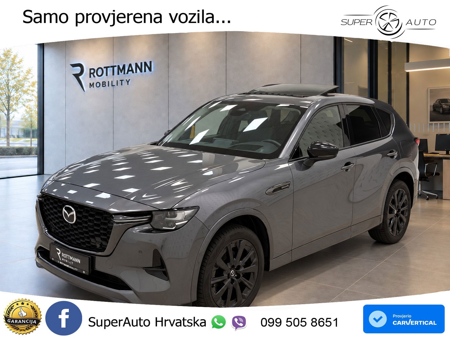 Mazda CX-60 3.3 e-Skyactiv D (254 KS) AWD Automatic LED+GR SJED+ACC
