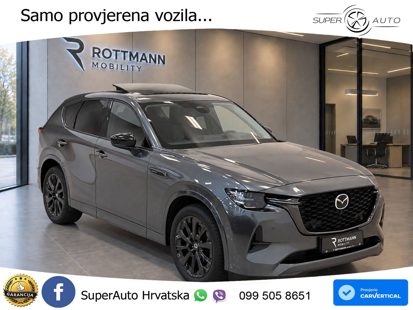 Mazda CX-60 3.3 e-Skyactiv D (254 KS) AWD Automatic LED+GR SJED+ACC