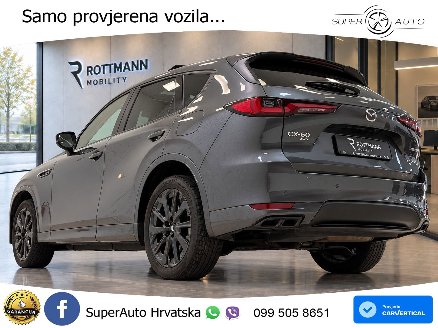 Mazda CX-60 3.3 e-Skyactiv D (254 KS) AWD Automatic LED+GR SJED+ACC