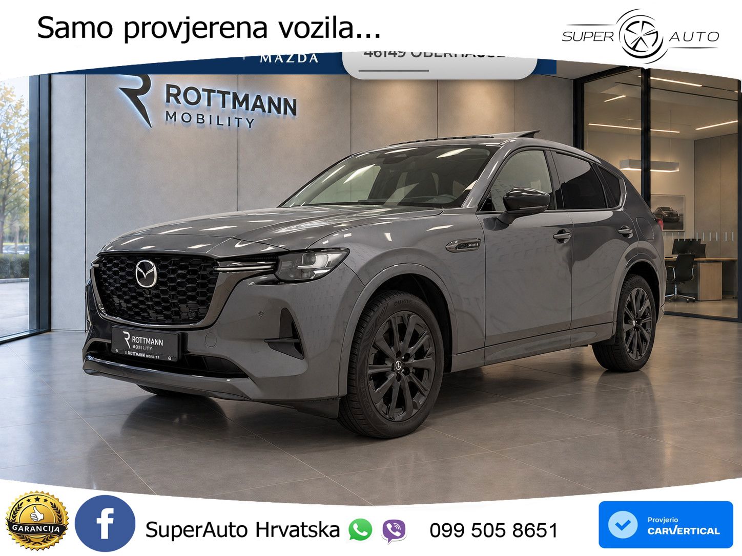 Mazda CX-60 3.3 e-Skyactiv D (254 KS) AWD Automatic LED+GR SJED+ACC