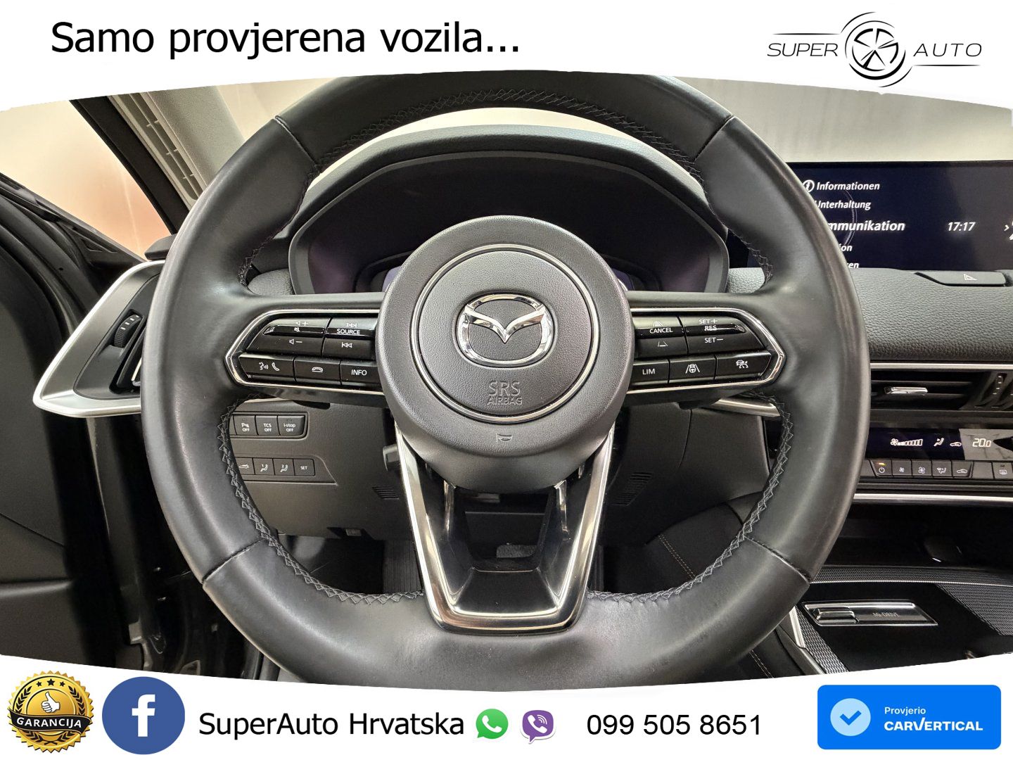 Mazda CX-60 3.3 e-Skyactiv D (254 KS) AWD Automatic LED+GR SJED+ACC