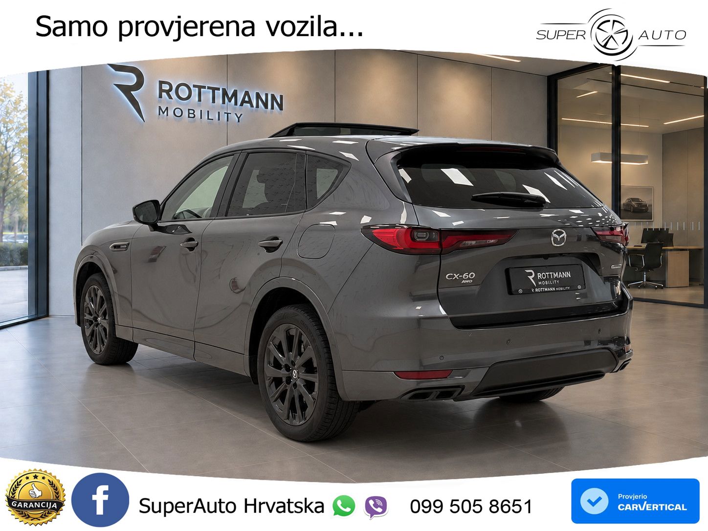 Mazda CX-60 3.3 e-Skyactiv D (254 KS) AWD Automatic LED+GR SJED+ACC