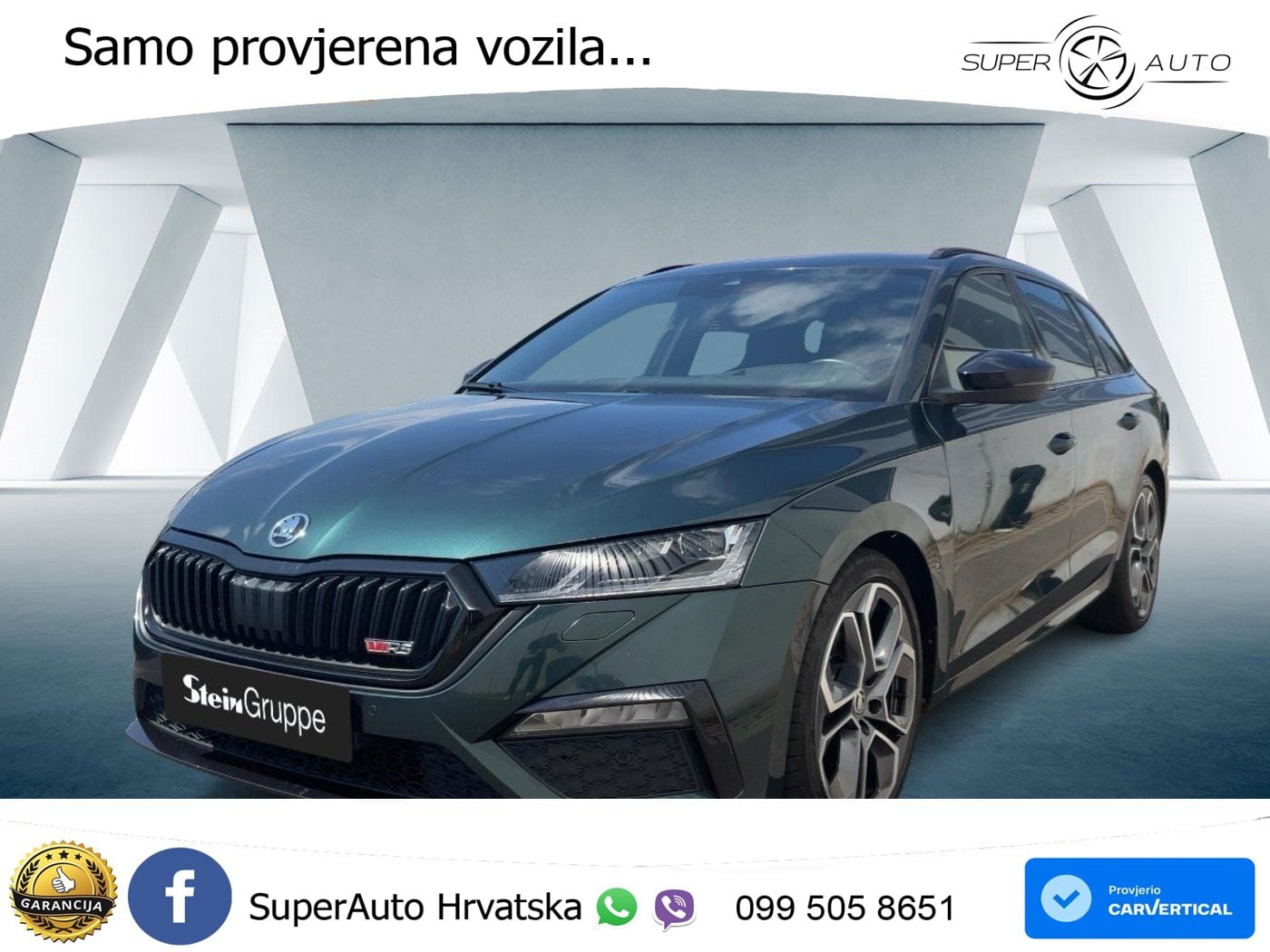 Škoda Octavia Combi RS 2.0 TDI (200 KS) DSG LED+GR SJED+ACC