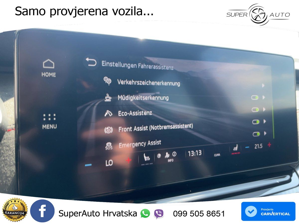 Škoda Octavia Combi RS 2.0 TDI (200 KS) DSG LED+GR SJED+ACC
