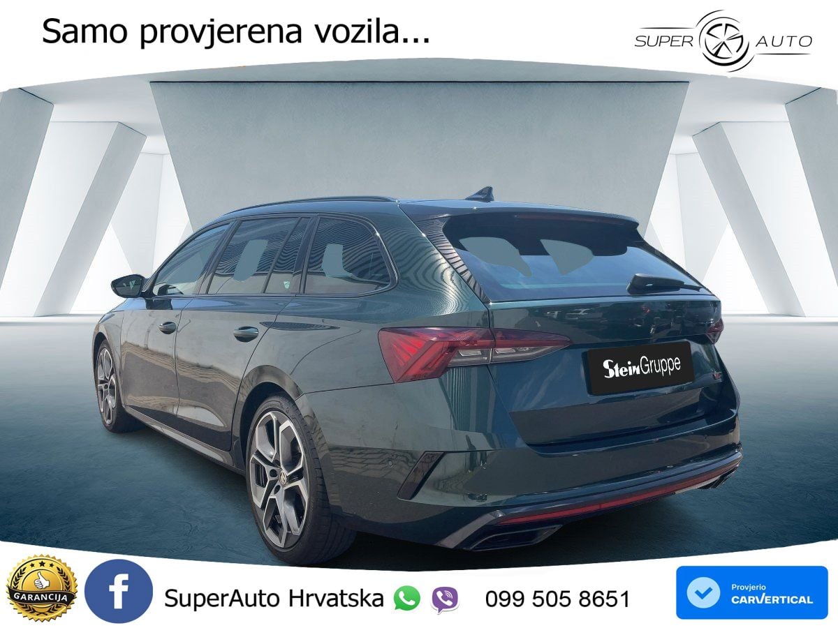 Škoda Octavia Combi RS 2.0 TDI (200 KS) DSG LED+GR SJED+ACC