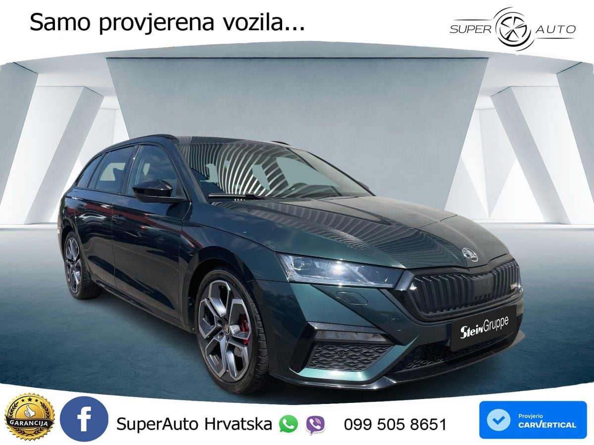 Škoda Octavia Combi RS 2.0 TDI (200 KS) DSG LED+GR SJED+ACC
