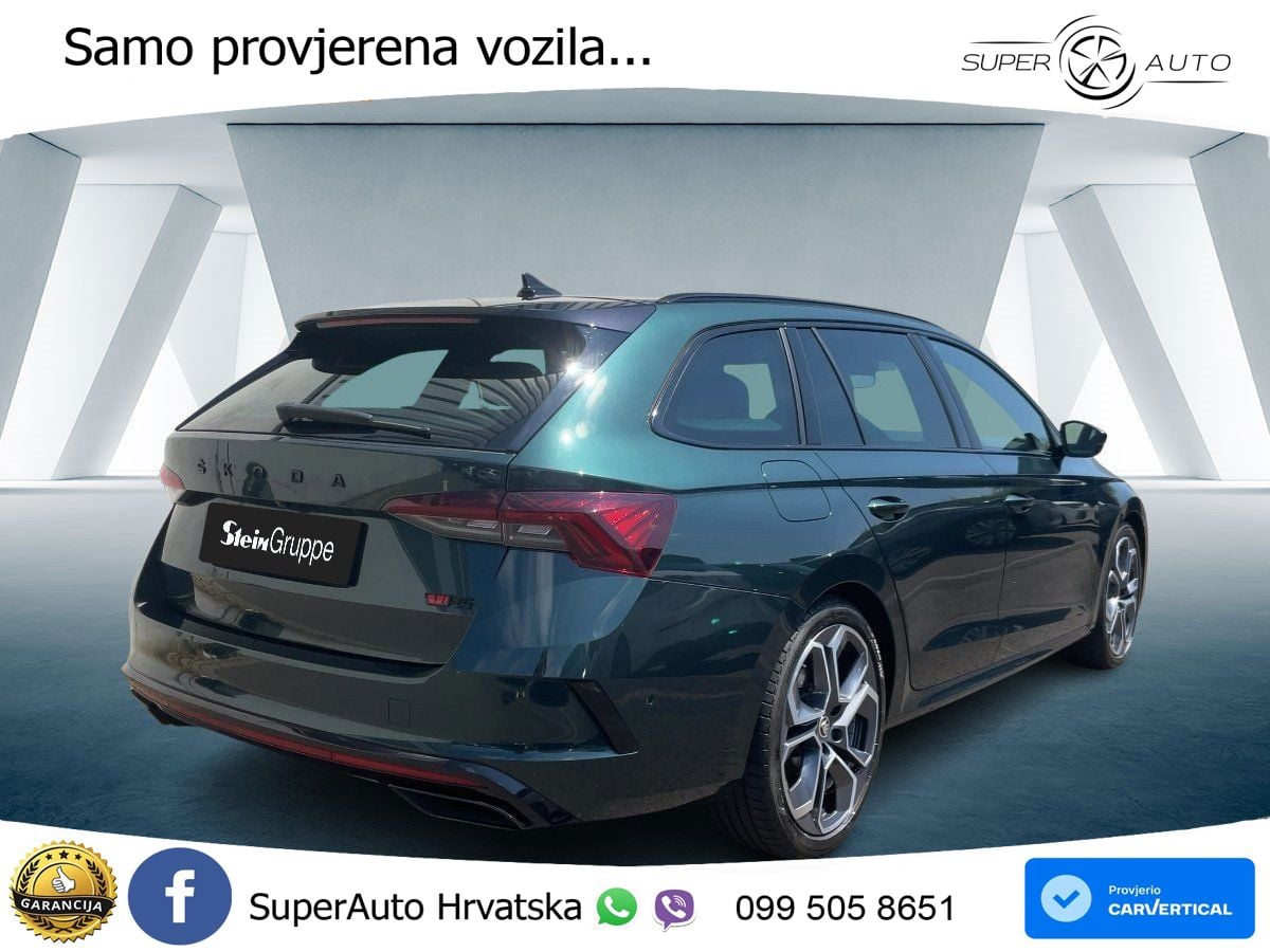 Škoda Octavia Combi RS 2.0 TDI (200 KS) DSG LED+GR SJED+ACC