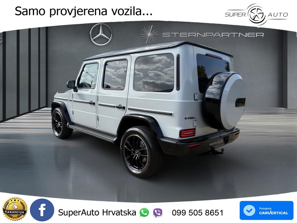 Mercedes G 450d Long (367 KS) 4MATIC 9G-TRONIC AMG LED+GR SJED+ACC