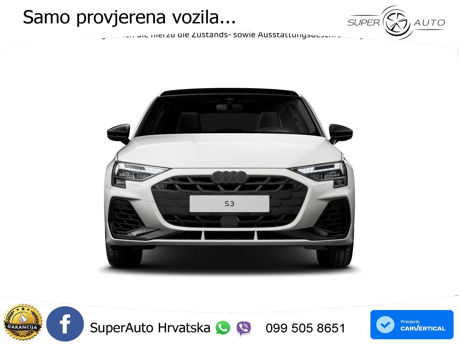 Audi S3 2.0 TFSI (333 KS) quattro S tronic MATRIX+GR SJED+KAM