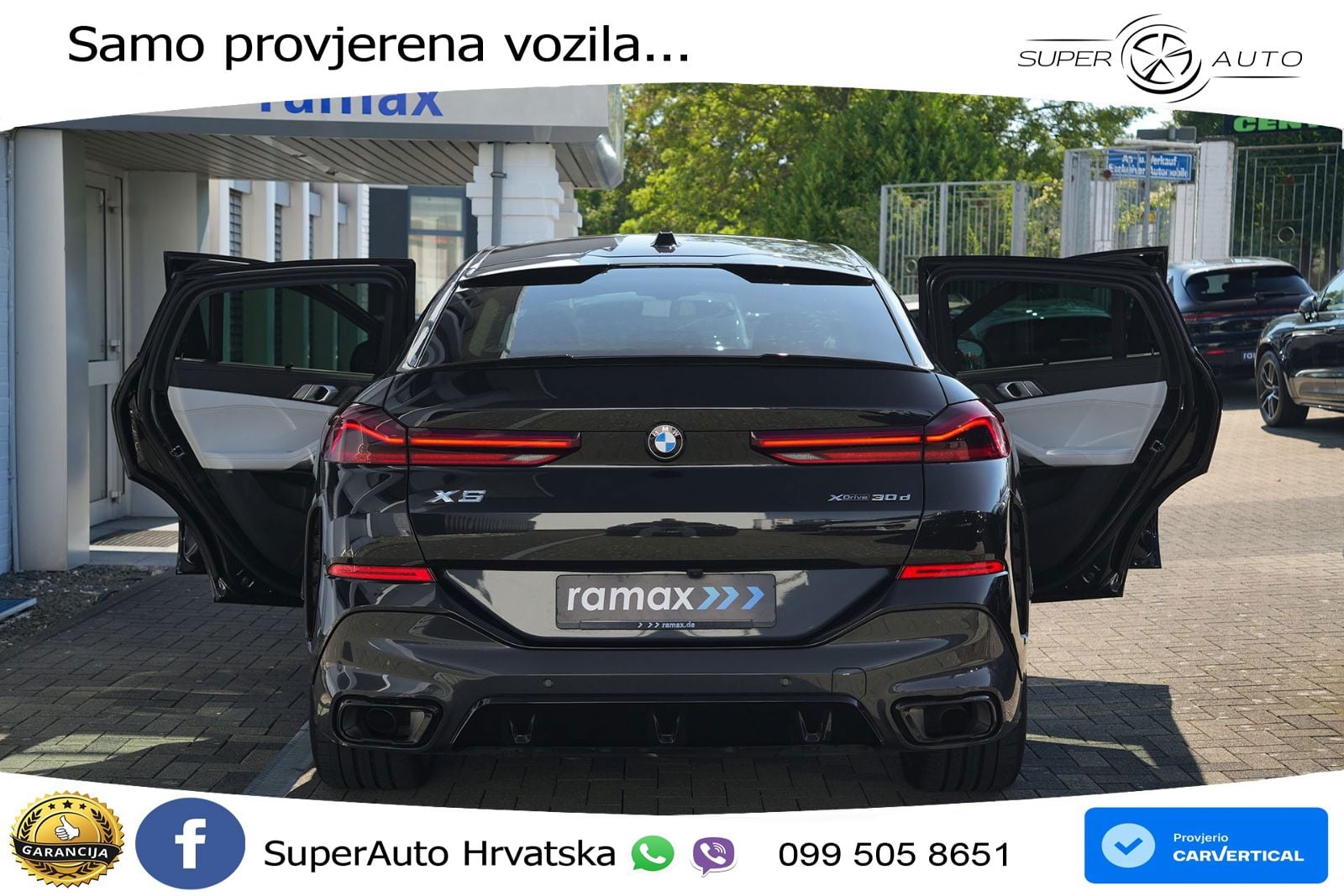 BMW X6 30d (298 KS) xDrive Steptronic M Sport ZRAČNI+ACC+GR SJED+KAM+PANO
