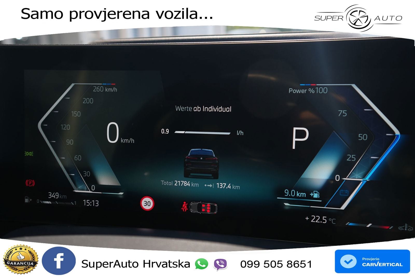 BMW X6 30d (298 KS) xDrive Steptronic M Sport ZRAČNI+ACC+GR SJED+KAM+PANO