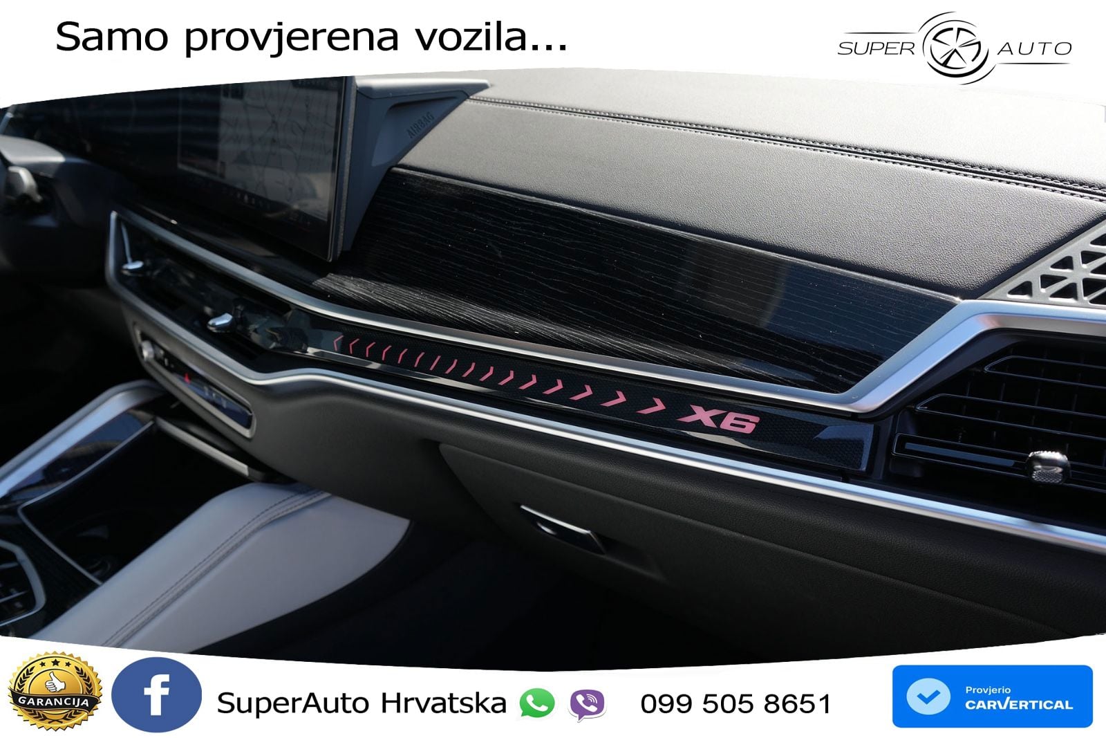 BMW X6 30d (298 KS) xDrive Steptronic M Sport ZRAČNI+ACC+GR SJED+KAM+PANO