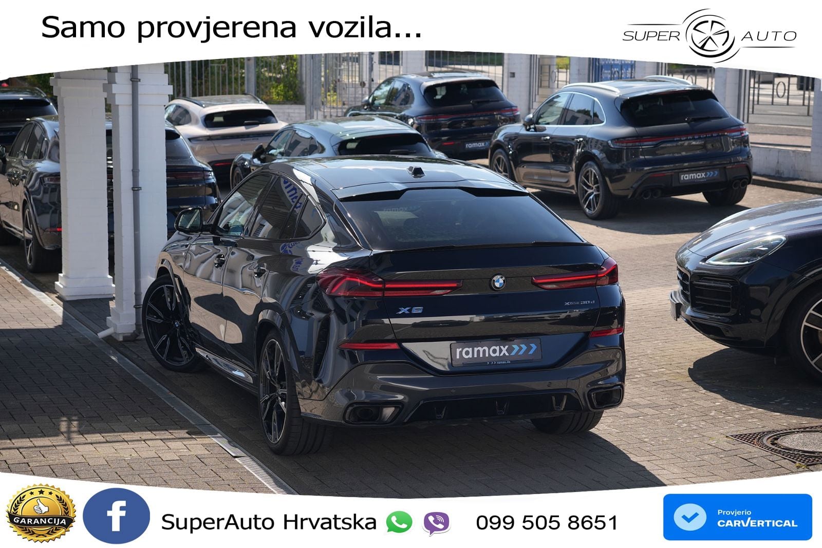 BMW X6 30d (298 KS) xDrive Steptronic M Sport ZRAČNI+ACC+GR SJED+KAM+PANO
