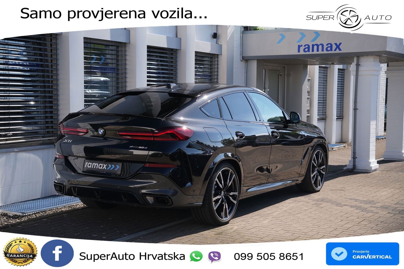 BMW X6 30d (298 KS) xDrive Steptronic M Sport ZRAČNI+ACC+GR SJED+KAM+PANO