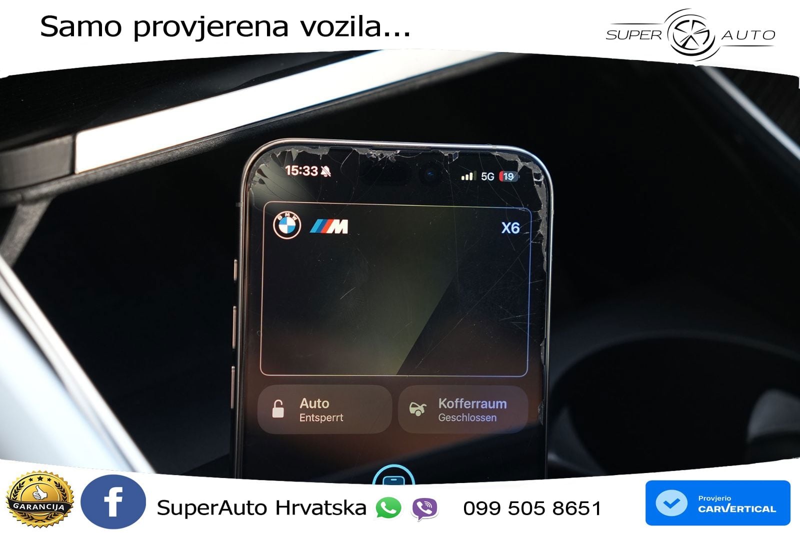 BMW X6 30d (298 KS) xDrive Steptronic M Sport ZRAČNI+ACC+GR SJED+KAM+PANO