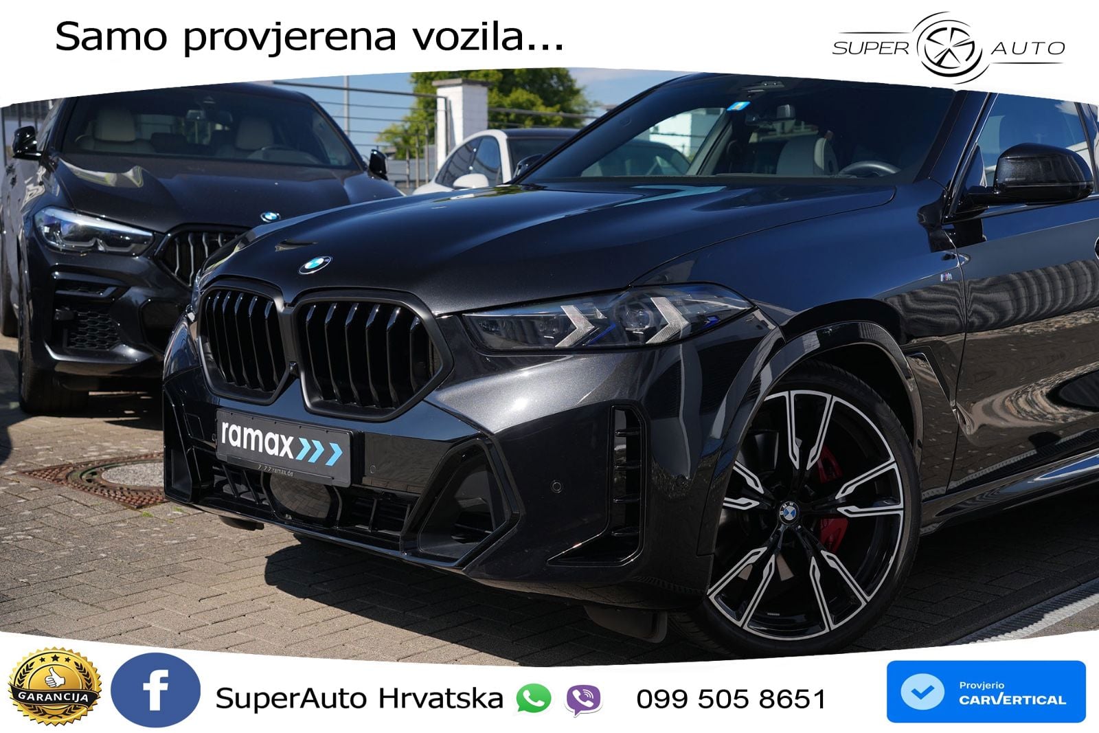 BMW X6 30d (298 KS) xDrive Steptronic M Sport ZRAČNI+ACC+GR SJED+KAM+PANO